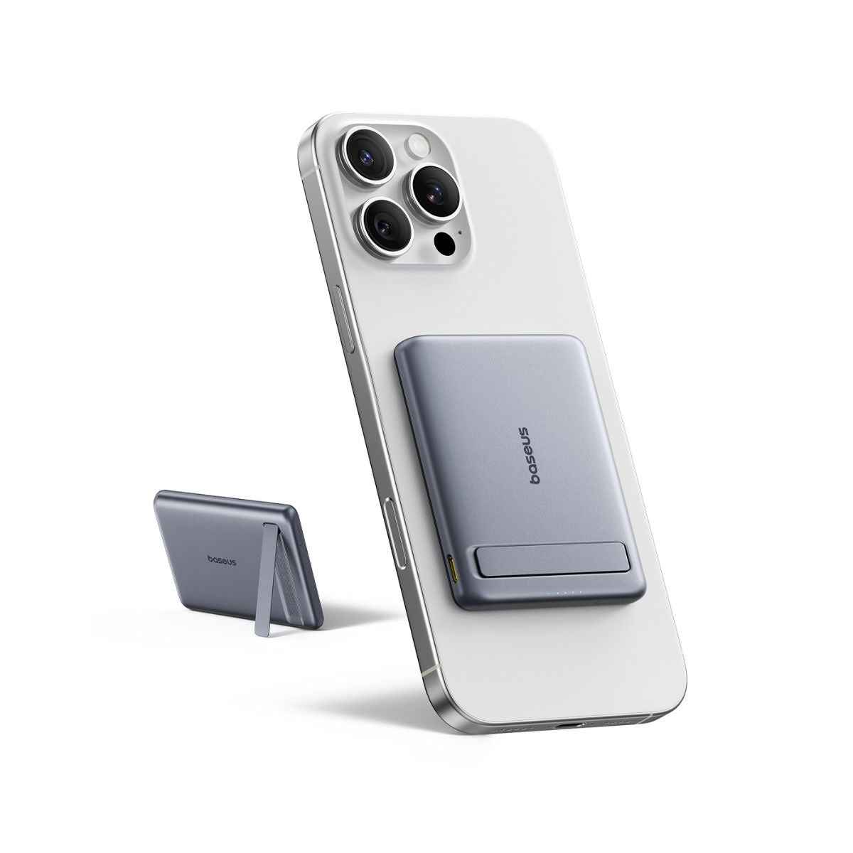 Baseus PicoGo AM31 Mini Magnetyczny Powerbank ze Stojakiem 20W 5000mAh