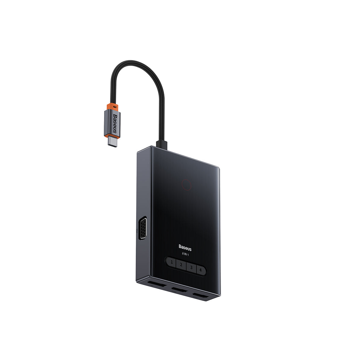 Baseus PioneerJoy Hub USB-C 8 w 1 z obsługą 4 ekranów