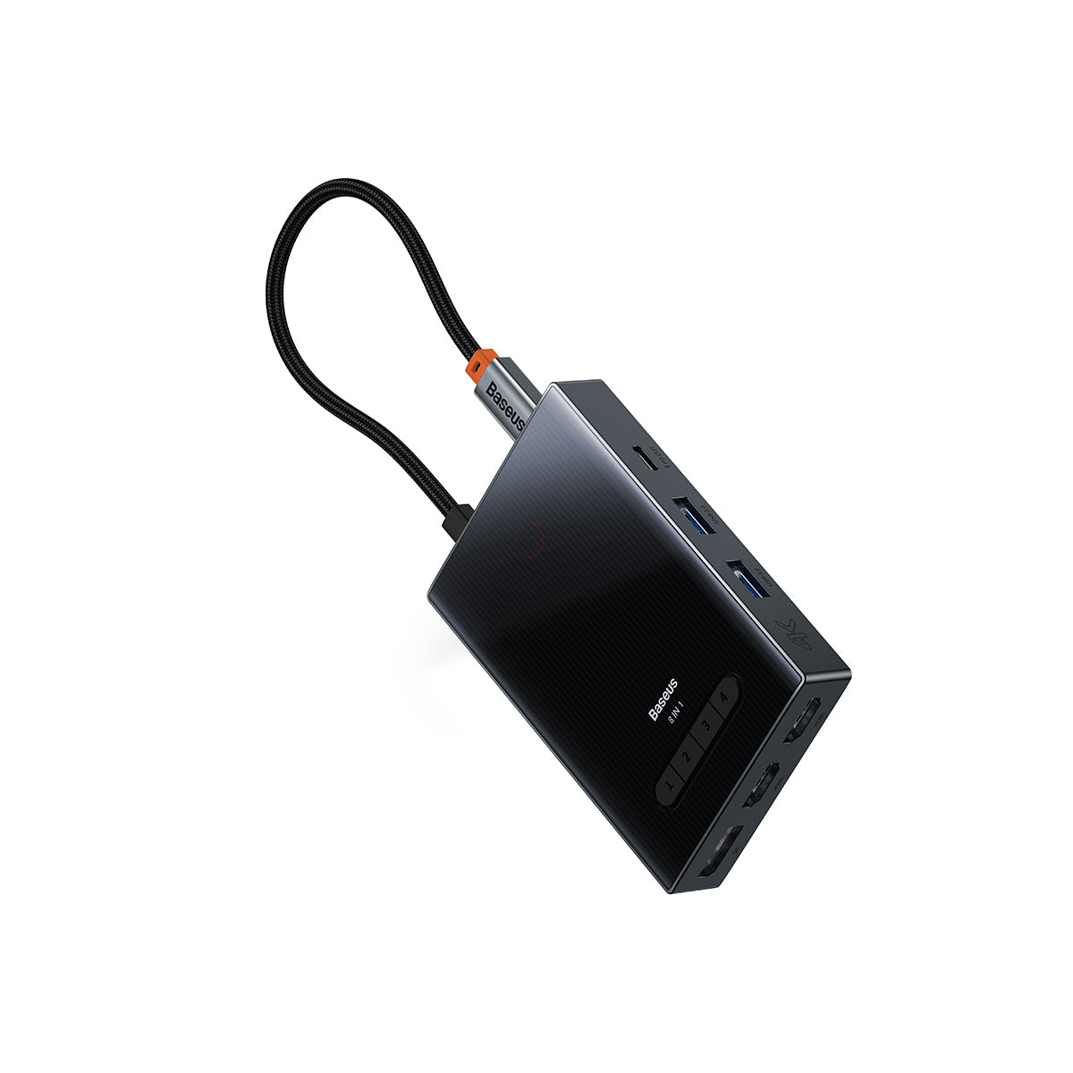 Baseus PioneerJoy Hub USB-C 8 w 1 z obsługą 4 ekranów