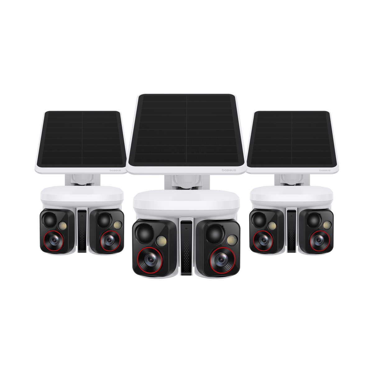 Baseus Security X1 Pro Zewnętrzna kamera podwójna bez karty SD, zestaw 3 szt.
