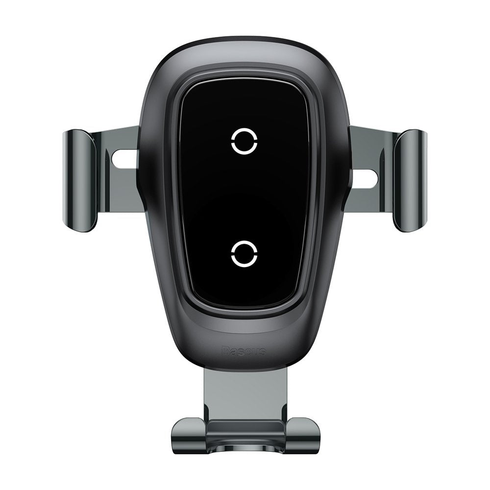 Baseus Metal Gravity Wireless Charger metalowy uchwyt samochodowy na kratkę wentylacyjną z bezprzewodowym ładowaniem Qi