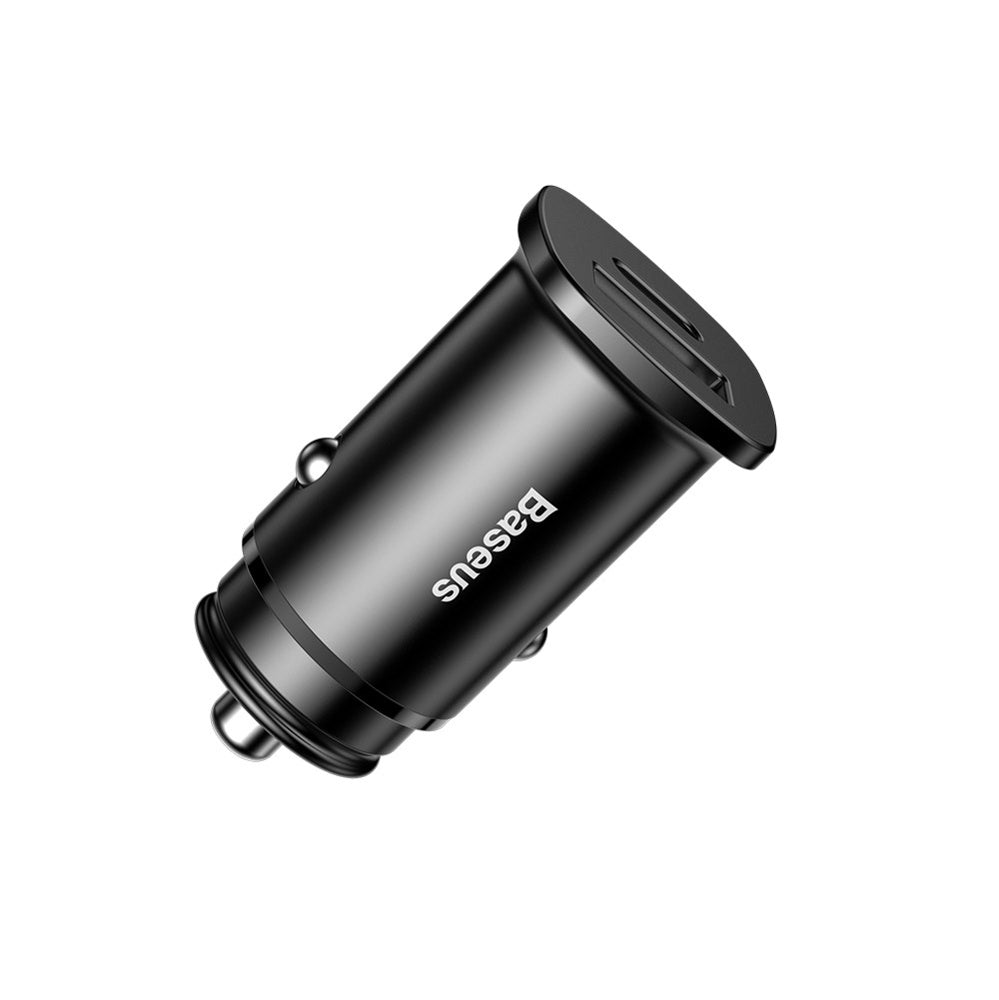 Baseus Square PPS Inteligentna ładowarka samochodowa USB QC 4.0 / USB-C PD 3.0 SCP 30W