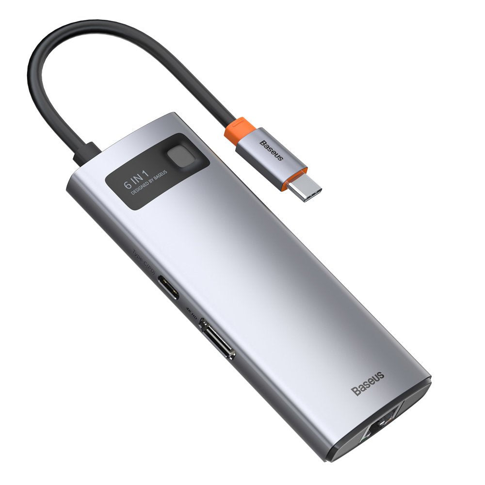 HUB Baseus Metal Gleam 6w1 USB-C