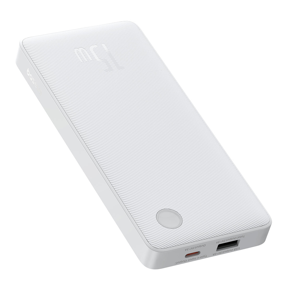 Powerbank Baseus Airpow Lite 10000mAh 15W z kablem Baseus Simple USB-A – USB-C 30cm