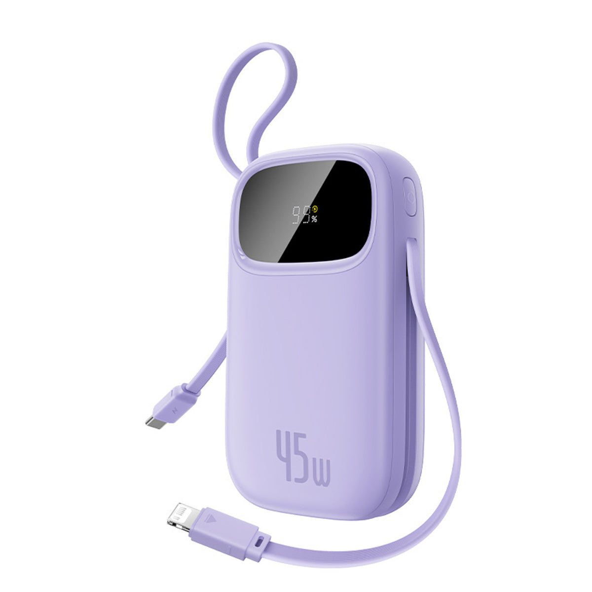 Powerbank Baseus EnerFill FC31 QPow3 20000mAh 45W z wyświetlaczem z kablami USB-C i Lightning