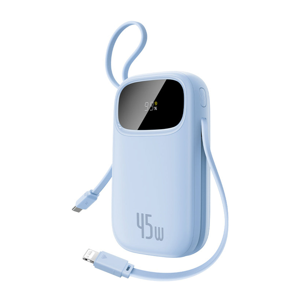 Powerbank Baseus EnerFill FC31 QPow3 20000mAh 45W z wyświetlaczem z kablami USB-C i Lightning