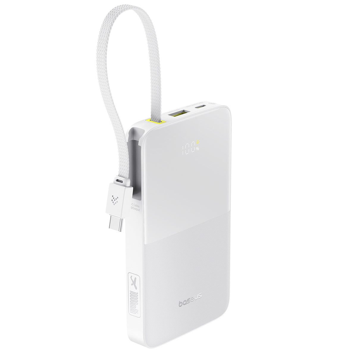 Baseus EnerFill FC51 Bipow2 Pro Powerbank 10000mAh 22.5W z wyświetlaczem cyfrowym i wbudowanym kablem