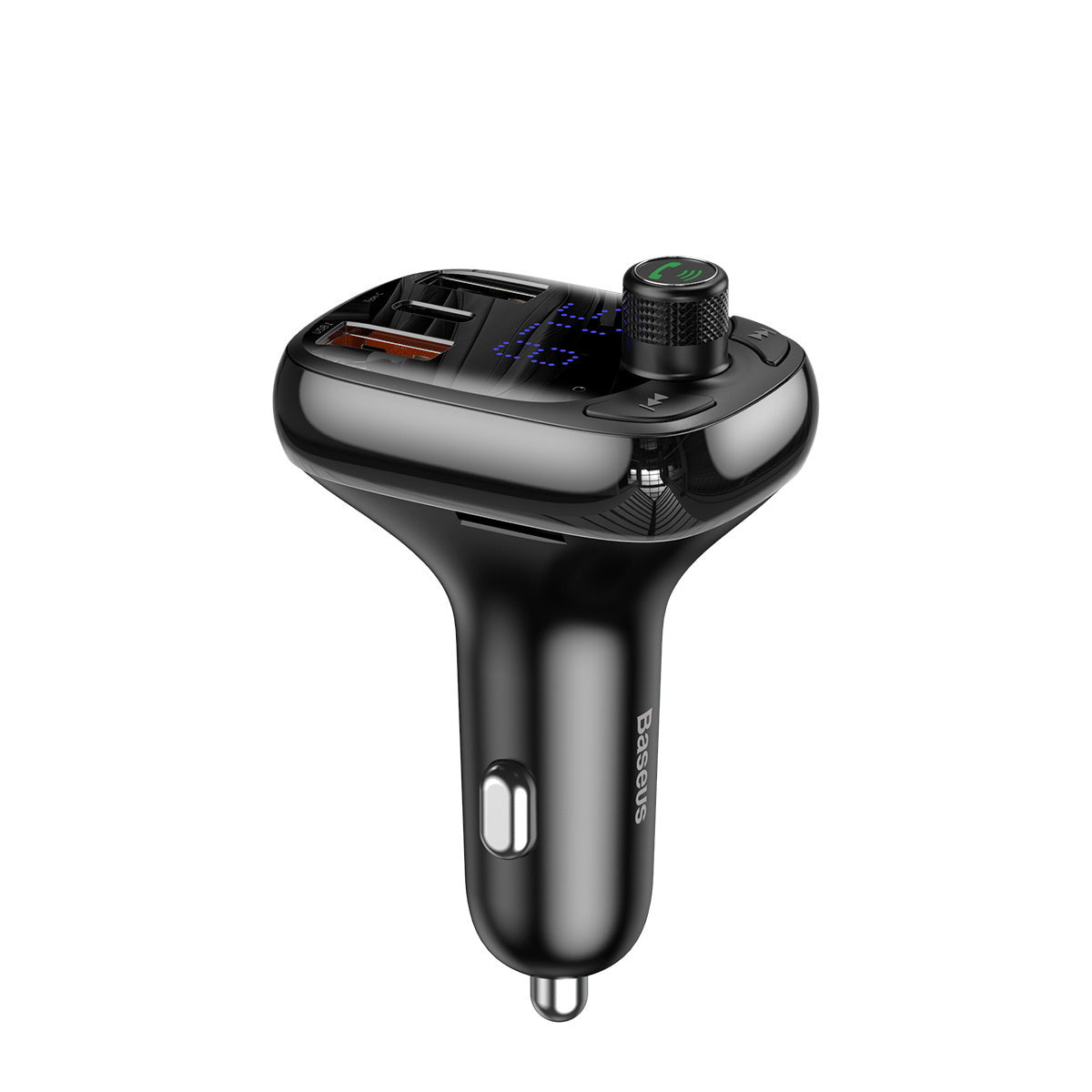 Baseus S-13 Transmiter FM Bluetooth / ładowarka samochodowa (Overseas Edition)