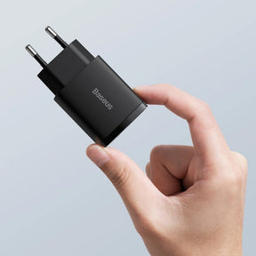 Szybka ładowarka sieciowa USB-A / USB-C Baseus Compact CCXJ-B02 20W 3A PD QC 3.0