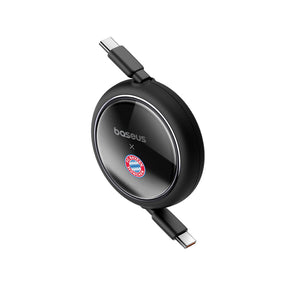 Baesus FC Bayern Free2Pull Mini Retractable USB-C Cable 100W