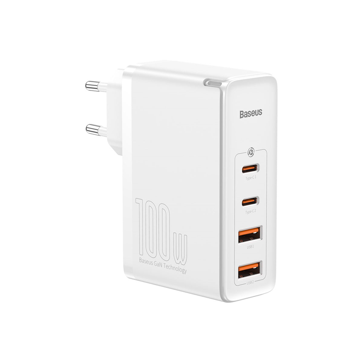 Baseus GaN2 4 Ports Fast Charger 100W White