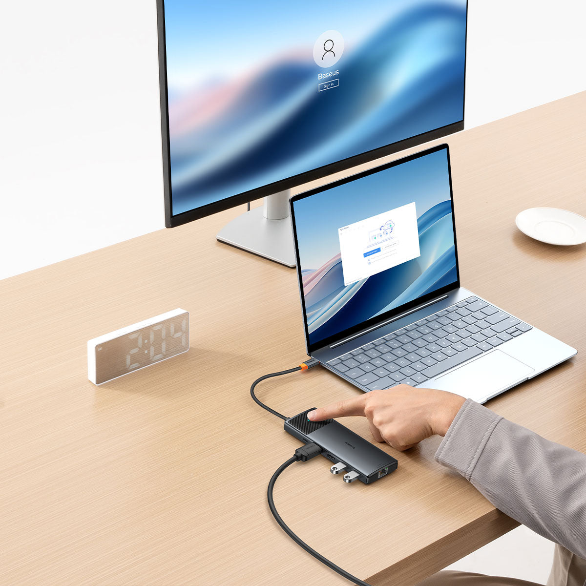 Baseus 10 in 1 Dual Display USB-C Hub