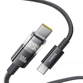 Baseus Display 2 Fast Charging Data Cable USB-C to USB-C 100W