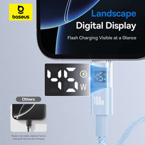 Baseus Display 2 Fast Charging Data Cable USB-C to USB-C 100W