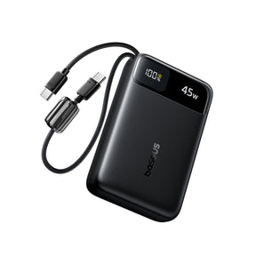 Baseus EnerFill FC11 Power Bank with Cables 20000mAh 45W Black