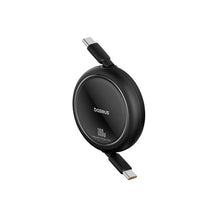 Baseus Free2Pull Mini Rozciągany Kabel USB-C 100W – czarny