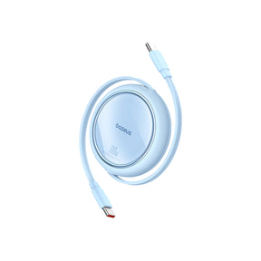 Baseus Free2Pull Mini Rozciągany Kabel USB-C 100W