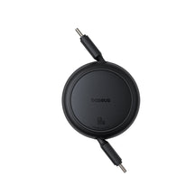 Baseus Free2Pull Mini zwijany kabel USB-C 60W - czarny
