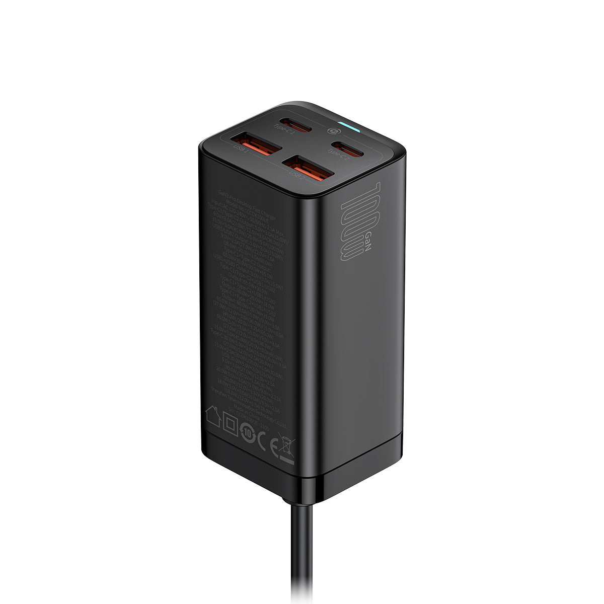 Baseus GaN3 Pro 4 Ports Desktop Charger 100W