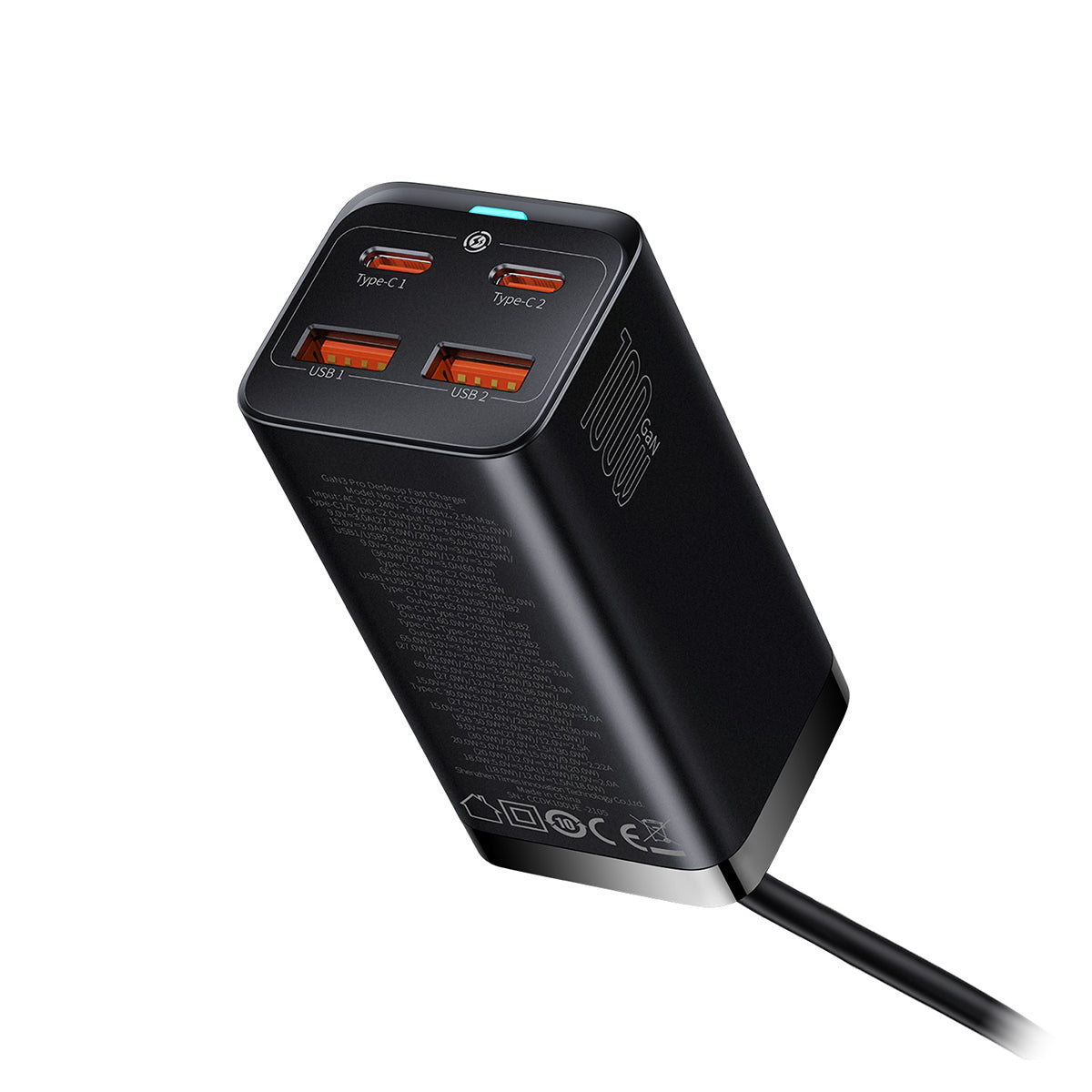 Baseus GaN3 Pro 4 Ports Desktop Charger 100W