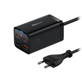 Baseus GaN3 Pro Ładowarka biurkowa 4-portowa 65W - czarna