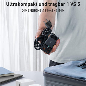 Baseus GaN3 Pro Desktop Powerstrip AC+2U+2C 100W