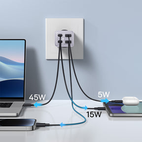 Baseus GaN6 Pro 4 Ports Fast Charger 65W