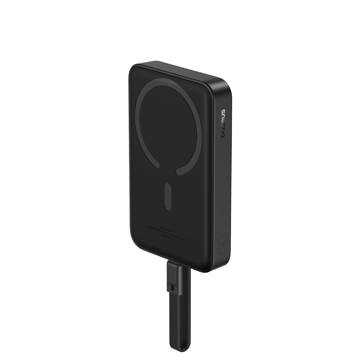 Baseus Magnetic Power Bank 30W 10000mAh With Built-in USB-C Cable Black