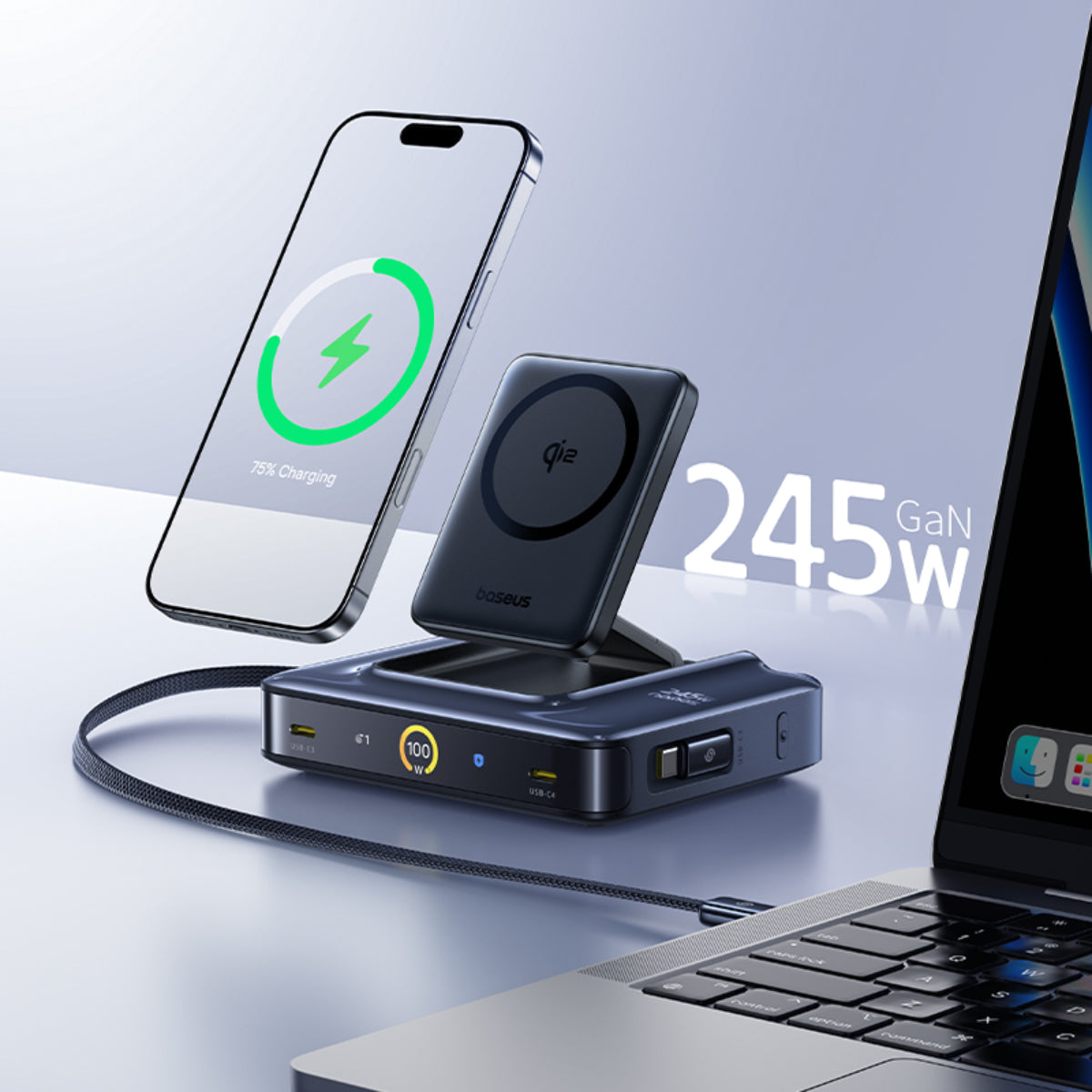 Baseus Nomos NH21 6-in-1 Desktop Charging Station 245W