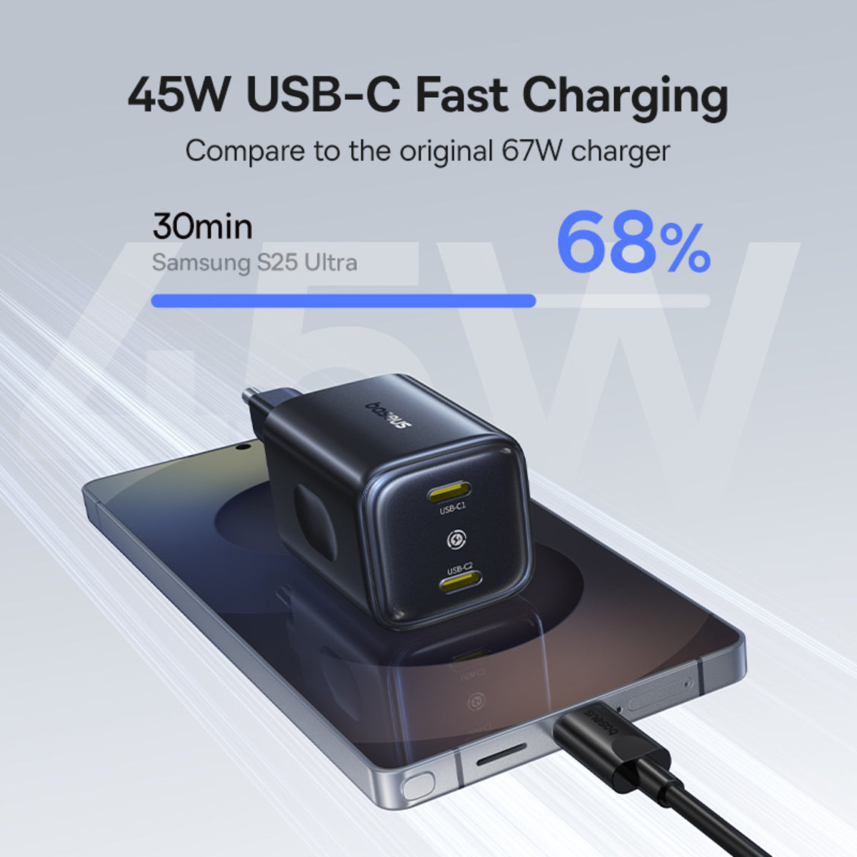 Baseus PicoGo AN13 Fast Charger 2C 45W