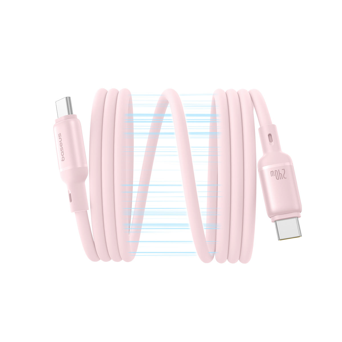Baseus PicoGo Magnetic USB-C to USB-C Cable 240W Pink