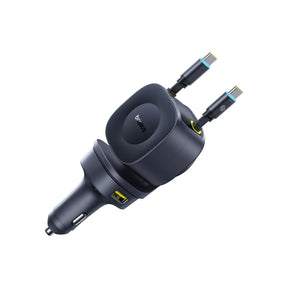 Baseus PrimeTrip VR2 Max Car Charger with Retractable Cable 3C+U 163W