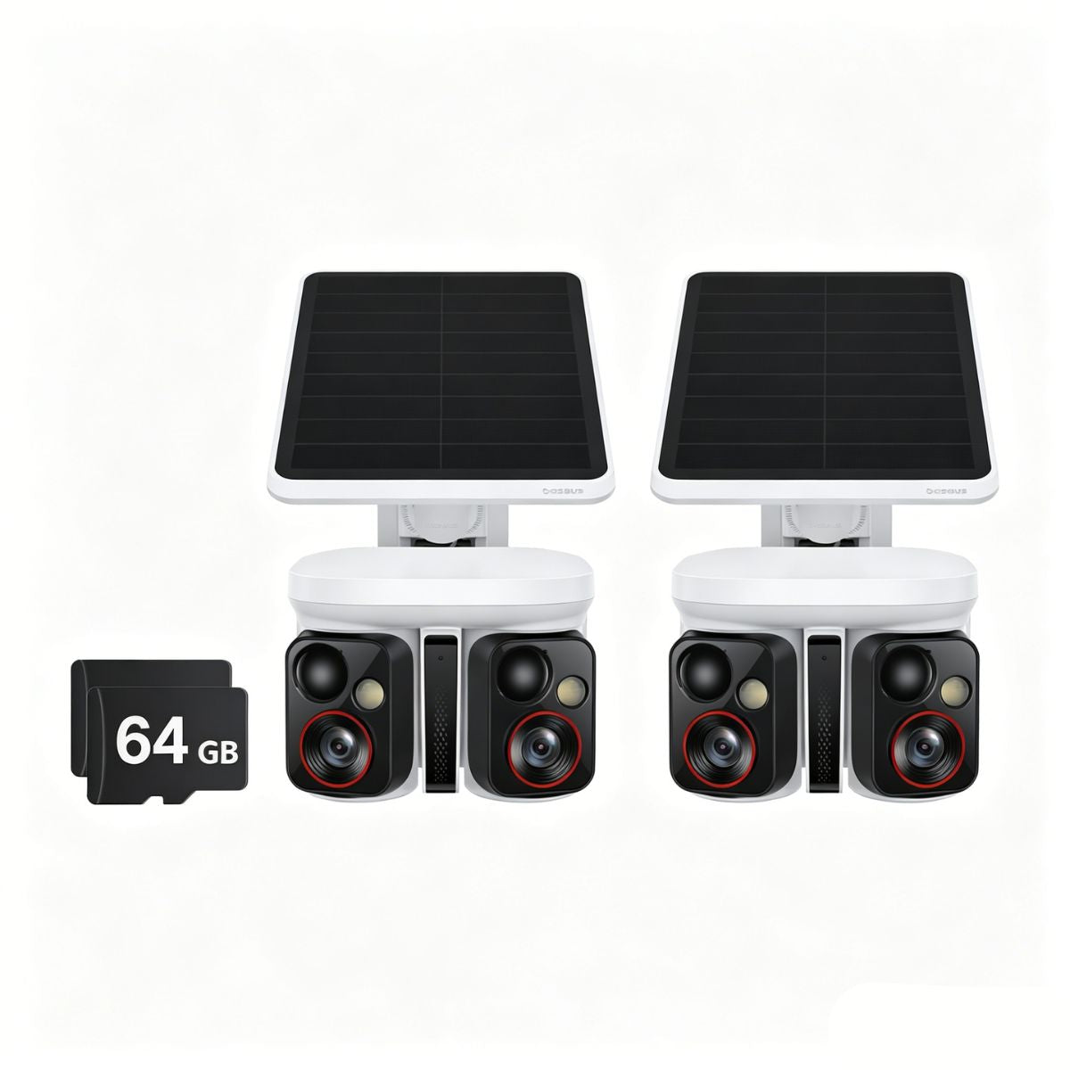 Baseus Security X1 Pro Outdoor Dual Camera EU With 64GB SD Card 2-Pack