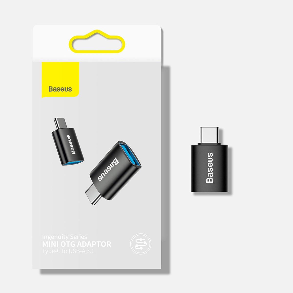 Adapter Baseus Ingenuity Series USB-C do USB-A 10Gb/s