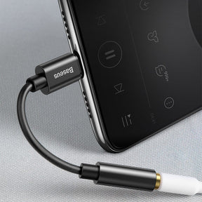 Adapter Baseus L54 do słuchawek USB-C / mini jack 3.5mm DAC 24 bit 48 KHz