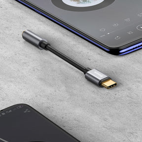 Adapter Baseus L54 do słuchawek USB-C / mini jack 3.5mm DAC 24 bit 48 KHz