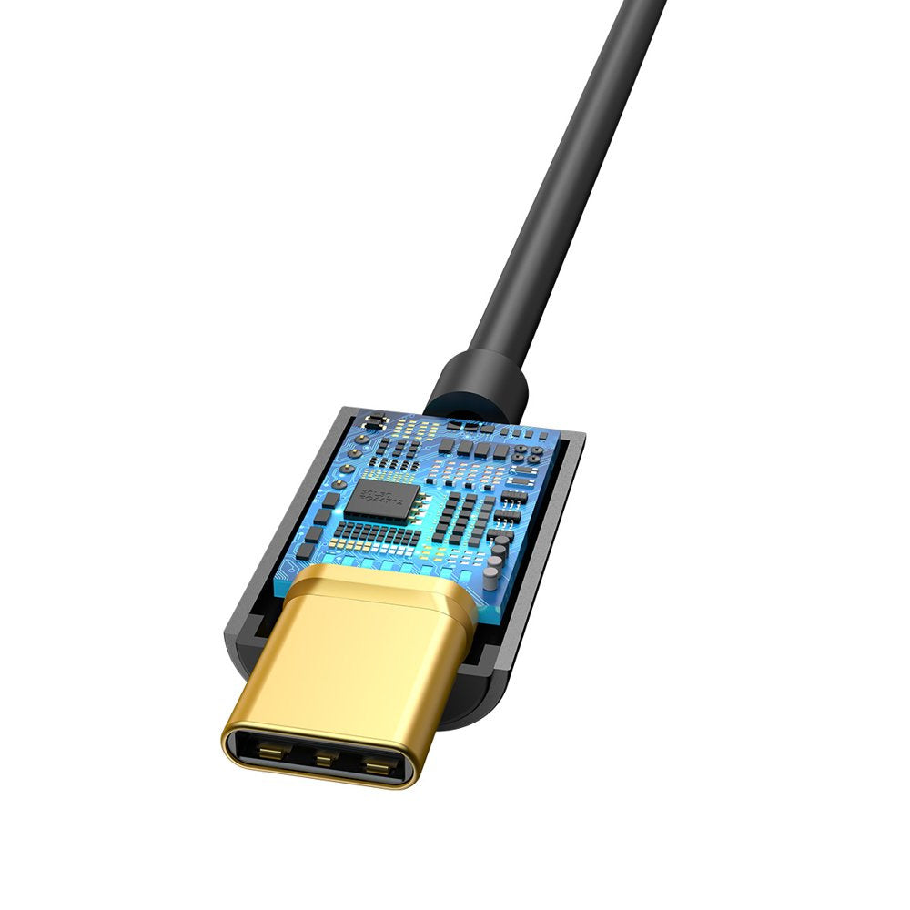 Adapter Baseus L54 do słuchawek USB-C / mini jack 3.5mm DAC 24 bit 48 KHz