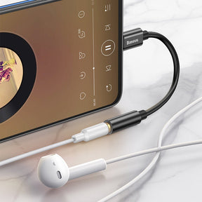 Adapter Baseus L54 do słuchawek USB-C / mini jack 3.5mm DAC 24 bit 48 KHz