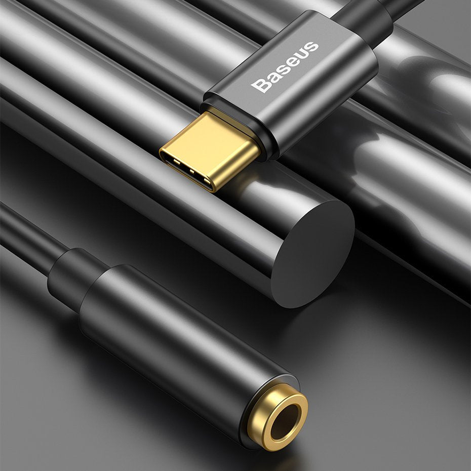 Adapter Baseus L54 do słuchawek USB-C / mini jack 3.5mm DAC 24 bit 48 KHz