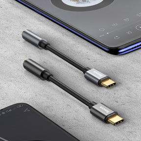 Adapter Baseus L54 do słuchawek USB-C / mini jack 3.5mm DAC 24 bit 48 KHz