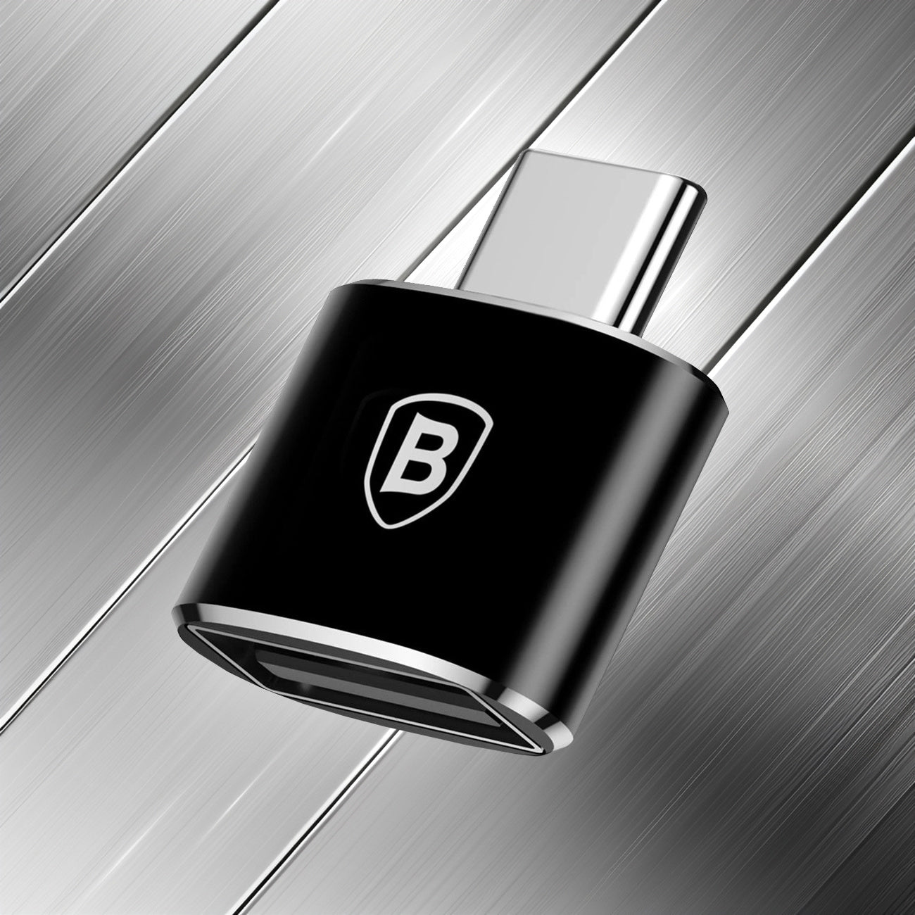 Adapter Baseus Mini przejściówka z USB-A na USB-C OTG