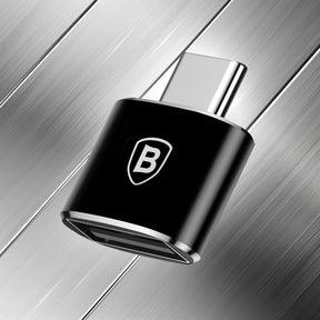 Adapter Baseus Mini przejściówka z USB-A na USB-C OTG