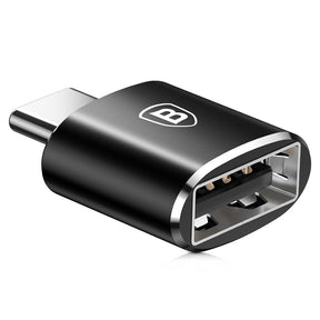 Adapter Baseus Mini przejściówka z USB-A na USB-C OTG