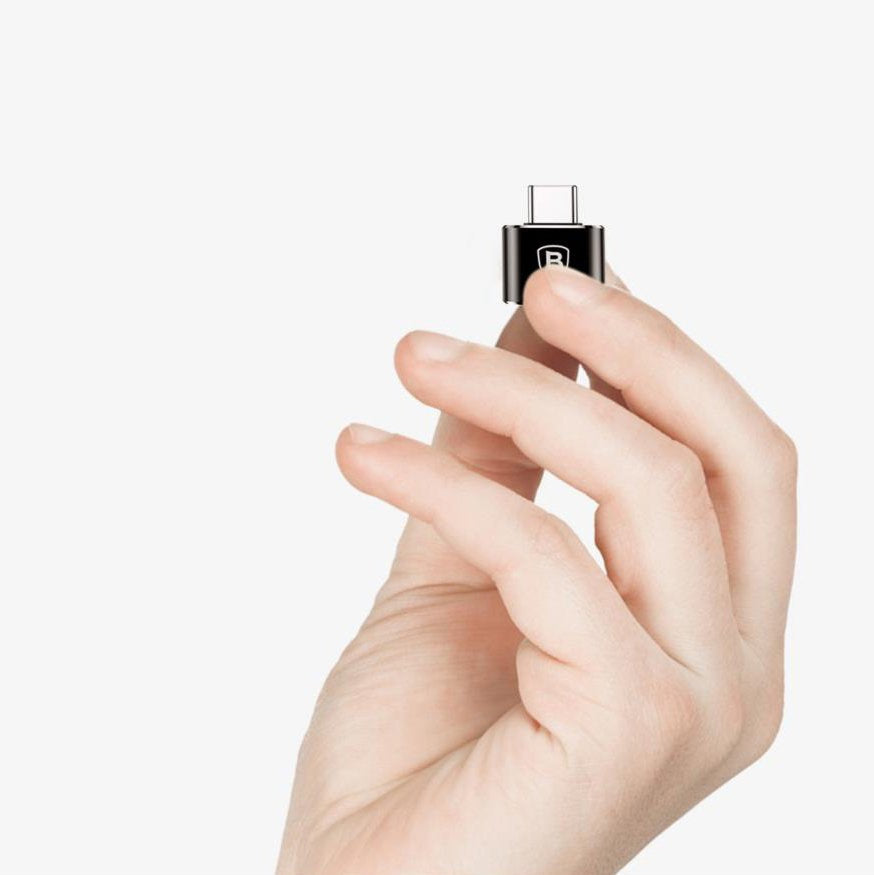 Adapter Baseus Mini przejściówka z USB-A na USB-C OTG
