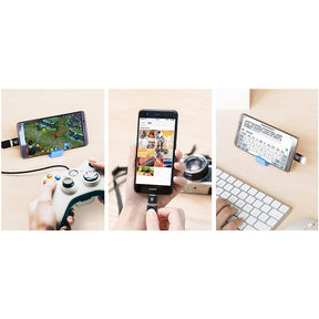 Adapter Baseus Mini przejściówka z USB-A na USB-C OTG