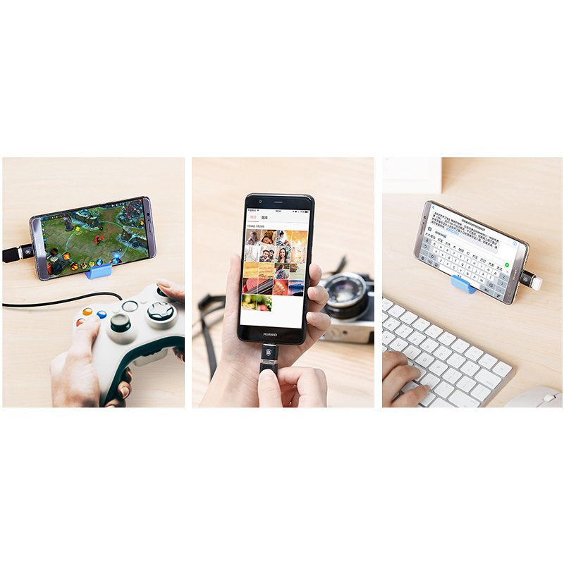 Adapter Baseus Mini przejściówka z USB-A na USB-C OTG