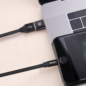 Adapter Baseus Mini przejściówka z USB-A na USB-C OTG