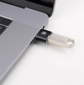 Adapter Baseus Mini przejściówka z USB-A na USB-C OTG