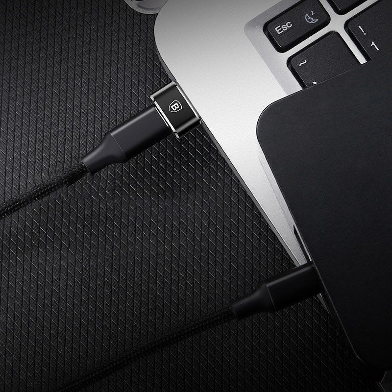 Adapter Baseus Mini przejściówka z USB-C na USB-A