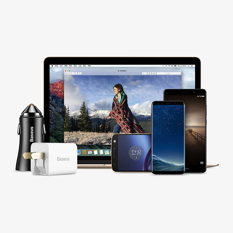 Adapter Baseus Mini przejściówka z USB-C na USB-A